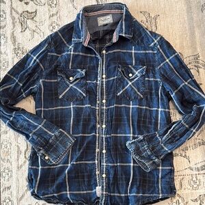 Flag & Anthem Plaid Button-Up Shirt